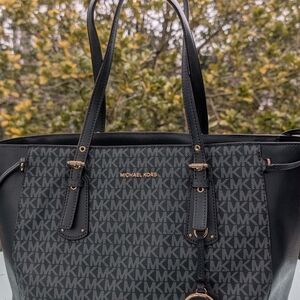 Michael Kors Black Signature Tote Bag